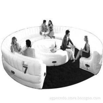12ft Diameter Round Shape Inflatable Sofa For Meeting With